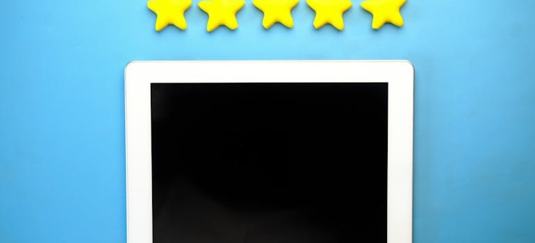 Star reviews.