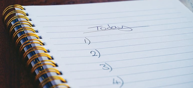 A checklist is useful when you need to declutter before the holidays.